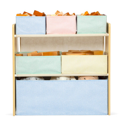 Delta Children - GapKids 6 Bin Toy Organizer - Greenguard Gold Certified, Pastel