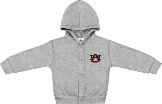 Creative Knitwear College Baby Snap Hooded Jacket - Team Logo, Multiple Colors, for Boys & Girls