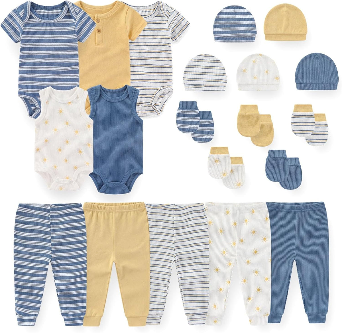 Unisex Baby Boy Girl Bodysuits Sets 20 Pack Cotton Casual New Born Clothes Comfort Infant Outfit