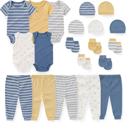 Unisex Baby Boy Girl Bodysuits Sets 20 Pack Cotton Casual New Born Clothes Comfort Infant Outfit