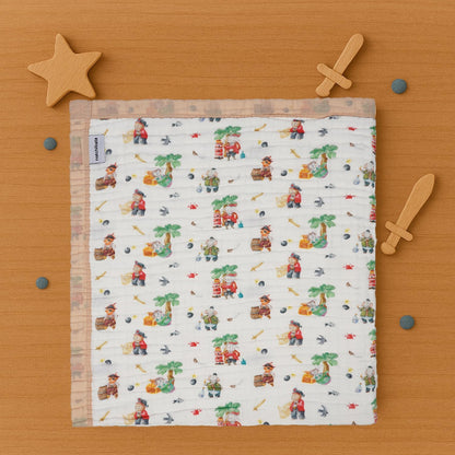Organic Cotton Muslin Baby Blanket for Boys and Girls - Luxurious Soft Toddler Quilt for Swaddling