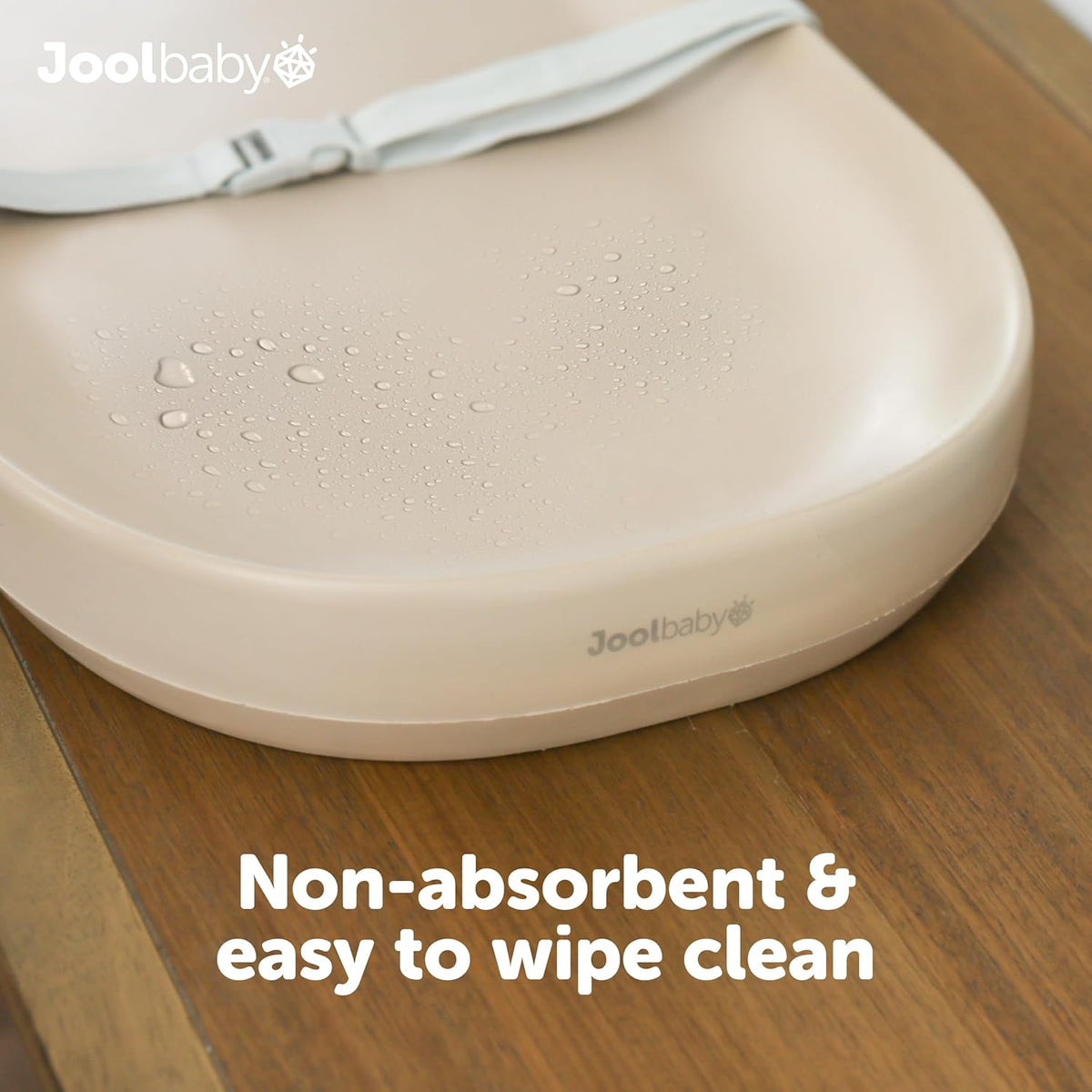 Jool Baby Waterproof Baby Changing Pad - Easy to Clean, Lightweight & Portable - Large Foam Cushion