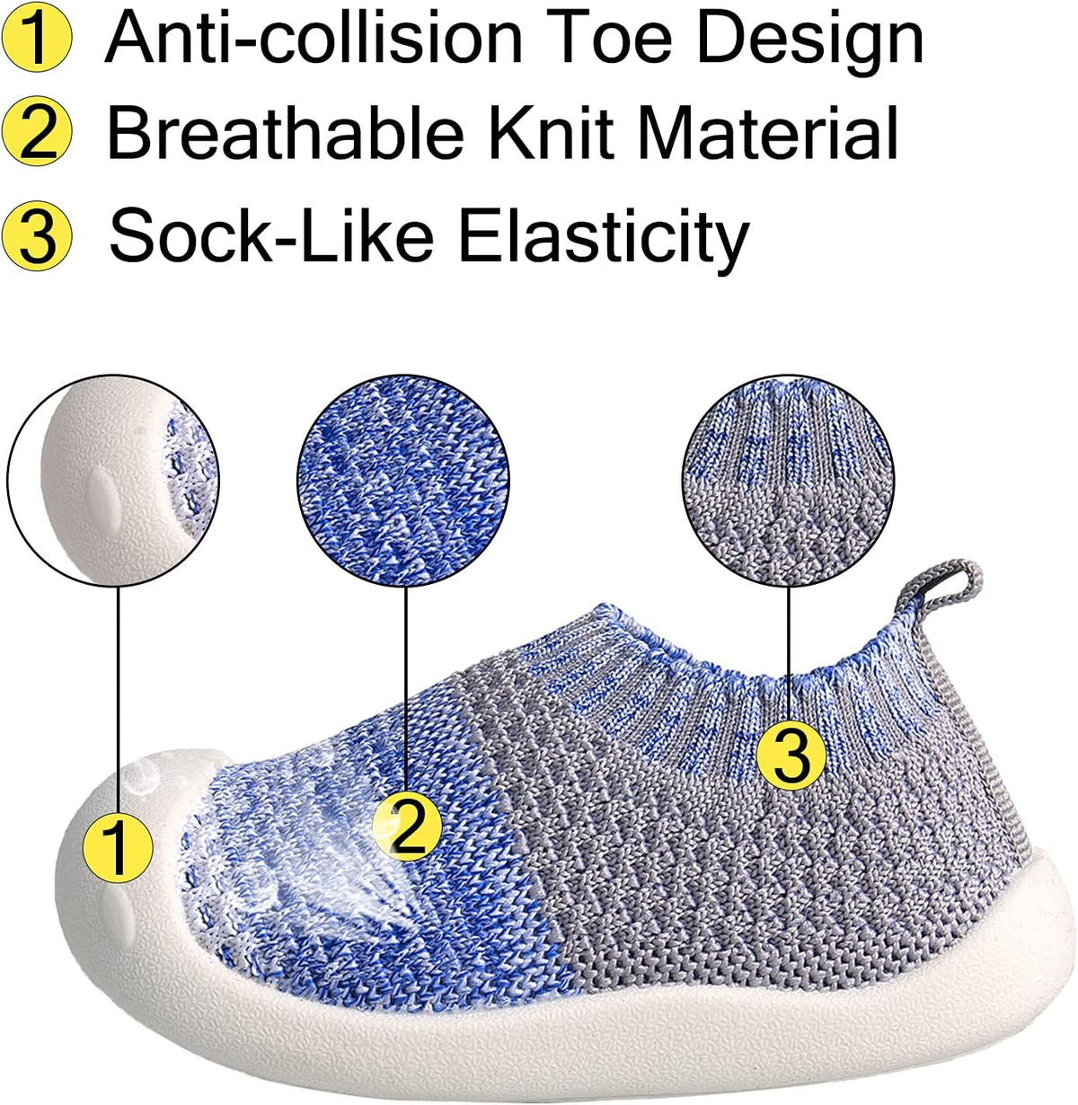 Baby First-Walking Shoes 1-4 Years Kid Shoes Trainers Toddler Infant Boys Girls Soft Sole Non Slip