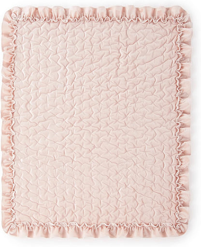 Levtex Baby - Heritage Crib Bed Set - Baby Nursery Set - Blush Velvet - Rich Velvet - 4 Piece Set