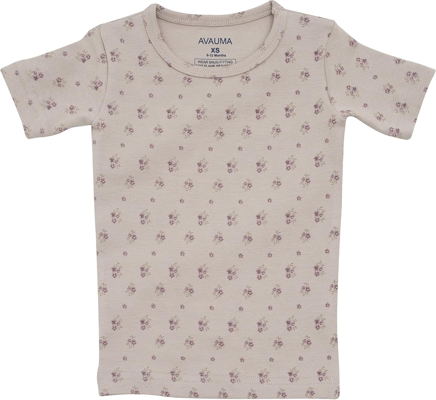 AVAUMA Baby Boys Girls Pajama Set 6M-7T Kids Cute Toddler Snug fit Pattern Design Pjs Cotton