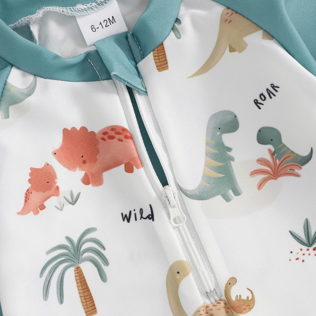 Hnyenmcko Baby/Toddler Boy Rash Guard Swimsuit Long Sleeve One Piece Zipper Swimwear Sunsuit Infant