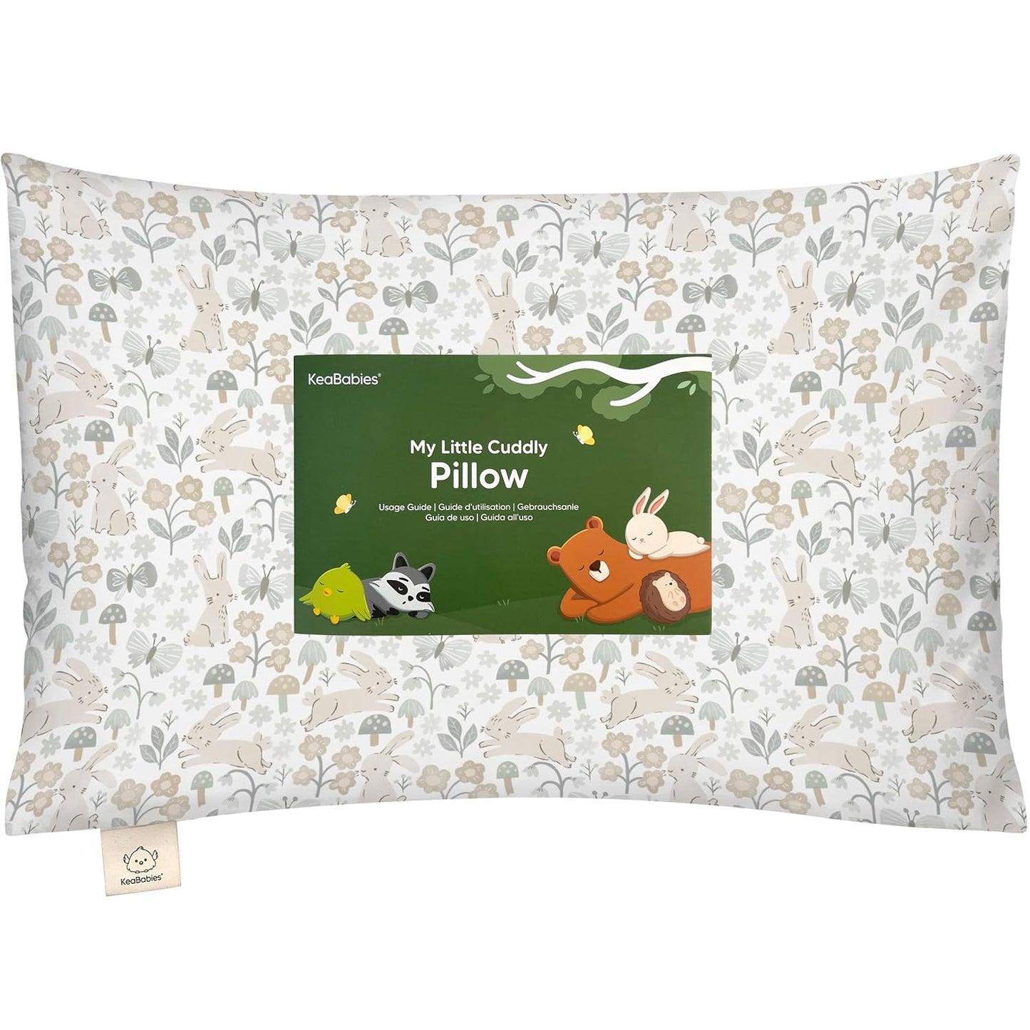 Toddler Pillow with Pillowcase - 13x18 My Little Cuddly Pillow, Viscose Derived From Bamboo Nursery