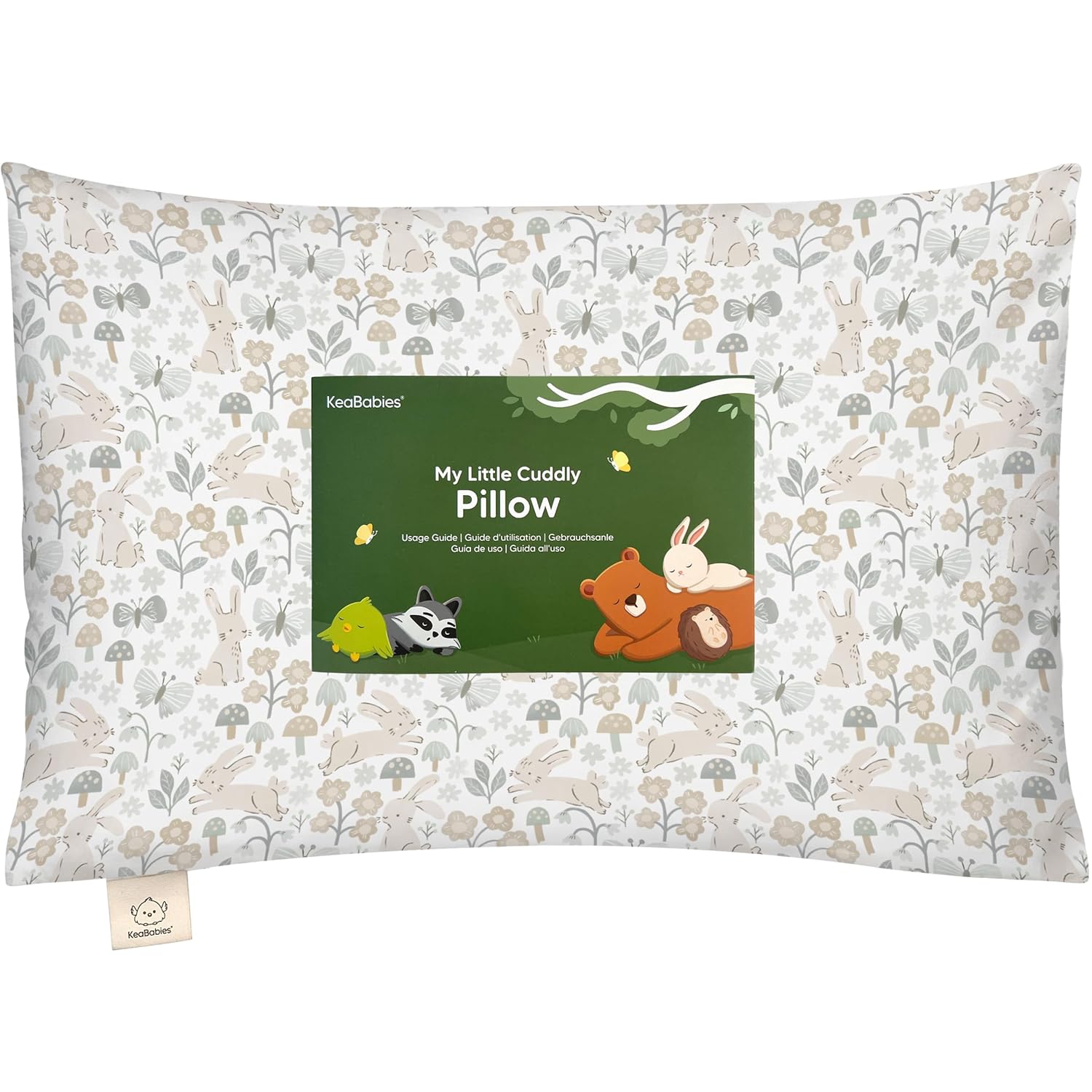 Toddler Pillow with Pillowcase - 13x18 My Little Cuddly Pillow, Viscose Derived From Bamboo Nursery
