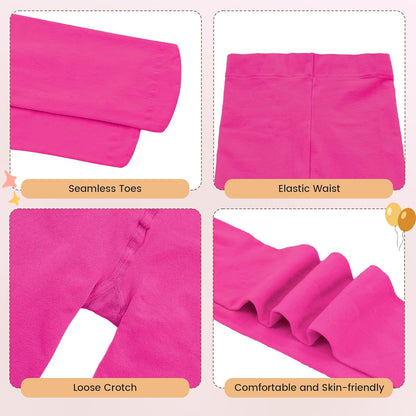 Girls Ballet Dance Tights for Toddler Baby Soft Athletic Leggings Infant Elastic Dance Tights for