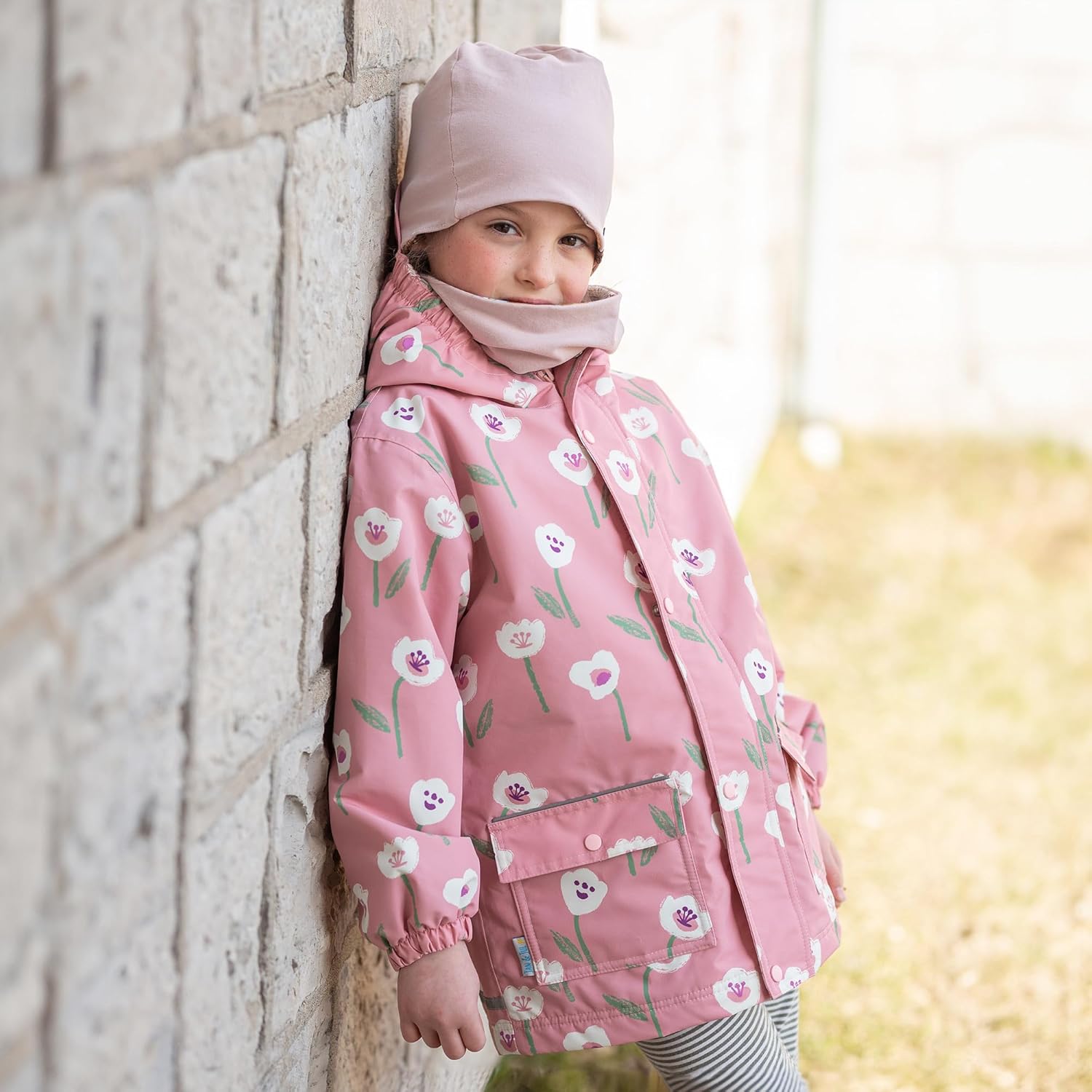 JAN & JUL Waterproof Fleece Lined Rain Jacket, Raincoat for Kids