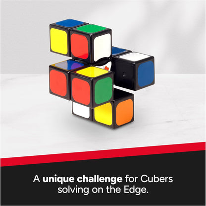 Rubik’s Edge, 3x3x1 Rubik’s Cube for Beginners Single Layer Puzzle Retro Educational Brain Teaser