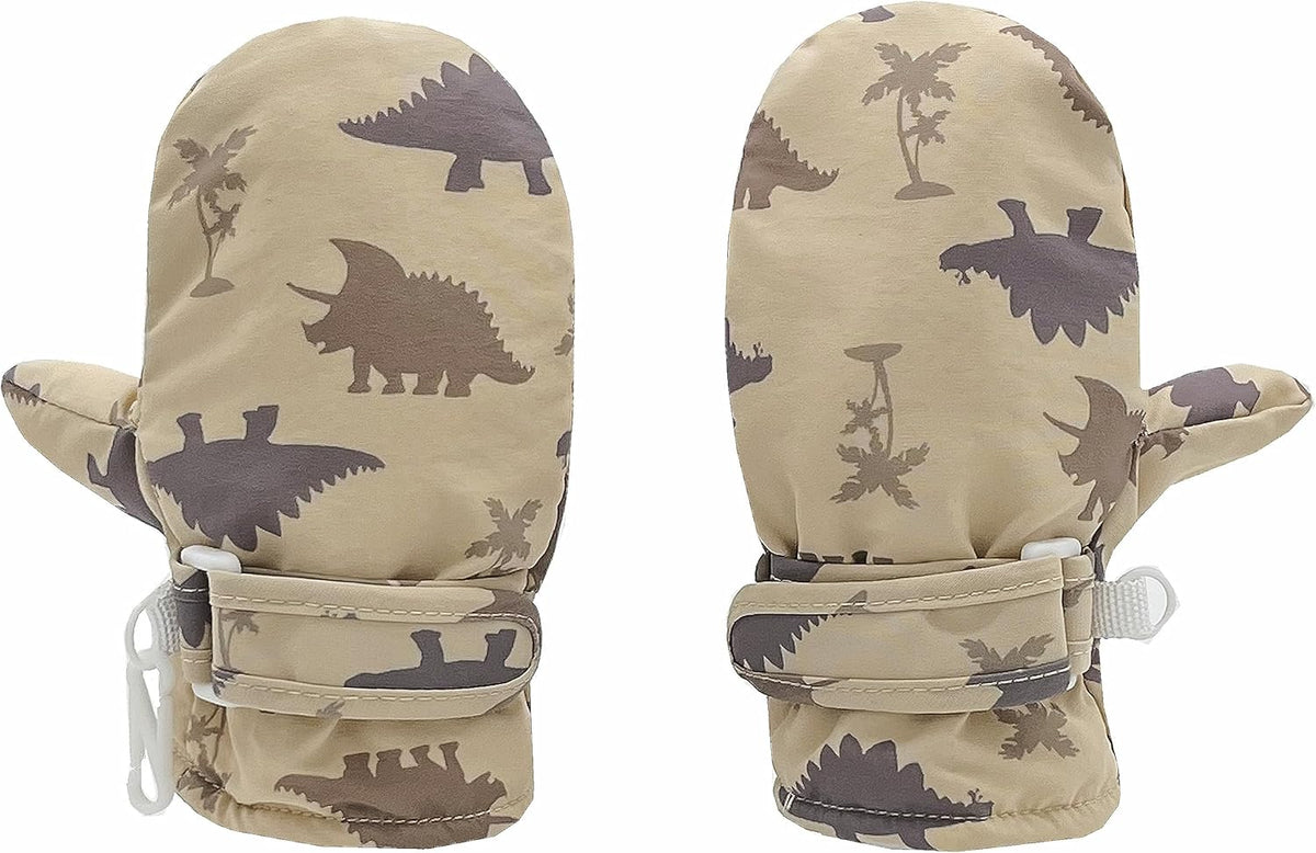 Toddler Gloves Kids Mittens Winter Warm Lined Fleece Gloves Waterproof Snow Baby Mitten for Boys