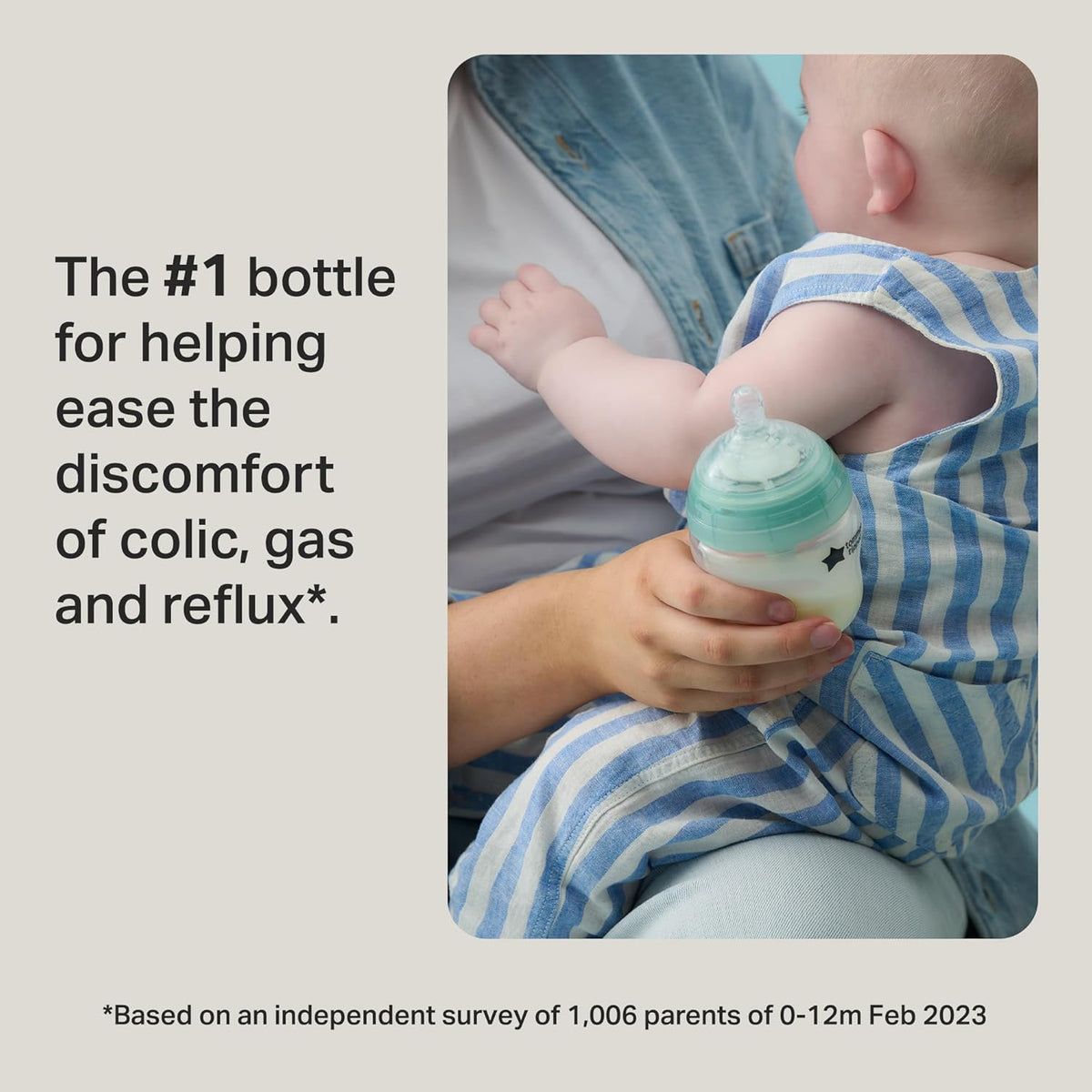 Tommee Tippee Advanced Anti-Colic 5 oz BPA Free Baby Bottles, Newborn 0+ Months, Slow Flow