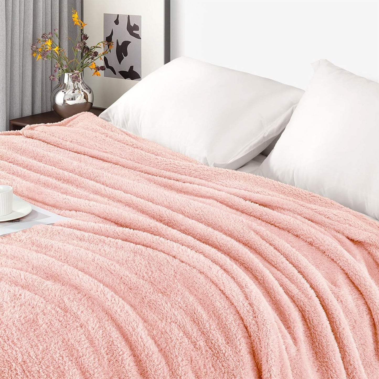 Exclusivo Mezcla Fleece Blanket for Couch, Soft and Cozy King Blankets for Women Men Girls Kids