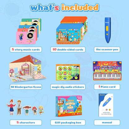 Interactive Search and Find Activity Books for Kids Ages 3-5, Toddler Travel Games Toys for Car