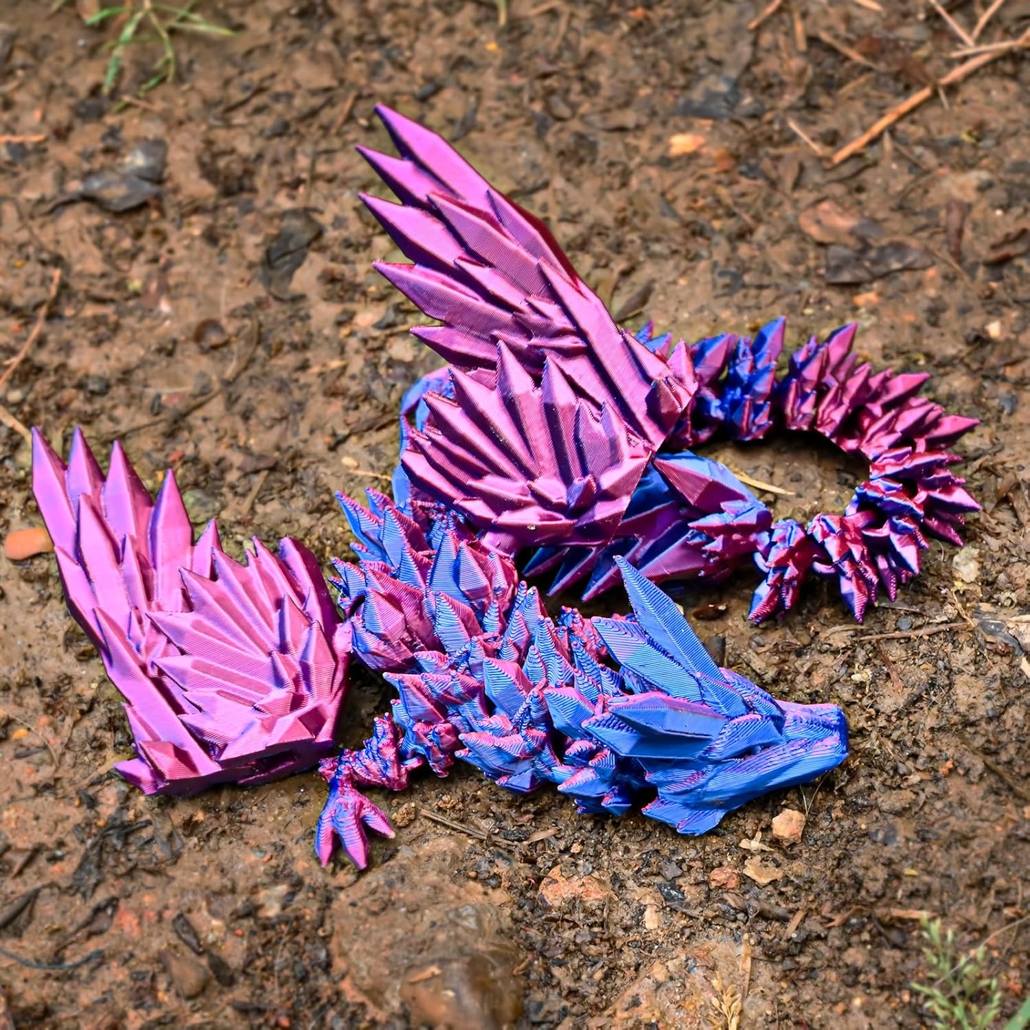 12inch Fly Dragon Egg, Year of The Dragon, 3D Printed Dragon, Executive Desk Toys, Articulated