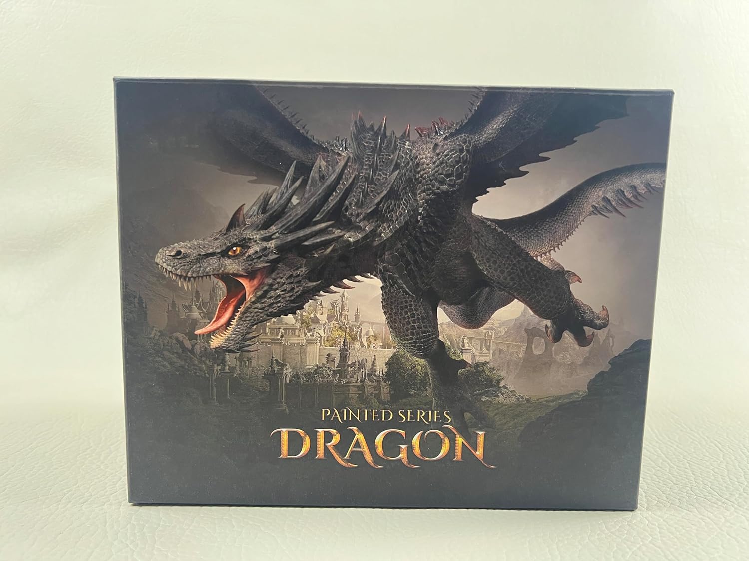Kids Arts Crafts Set - Dragon Toys Painting Kit with 3 Dragons Figurines and 3D Jigsaw Puzzle