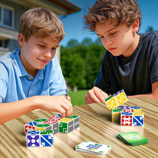 Family Board Game for Kids & Adults, Block Puzzle Games for Boys & Girls Ages 4-8 8-12, 2+ Player
