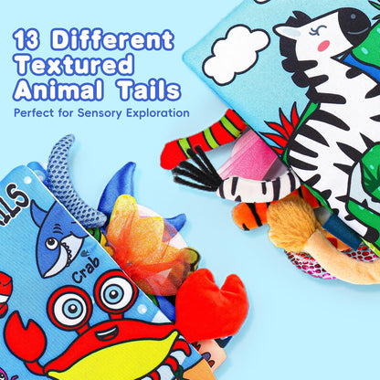 2PCS Baby Books 0-6 Months Tummy Time Infant Toys 0-3 Months High Contrast Baby Sensory Toys 3-6