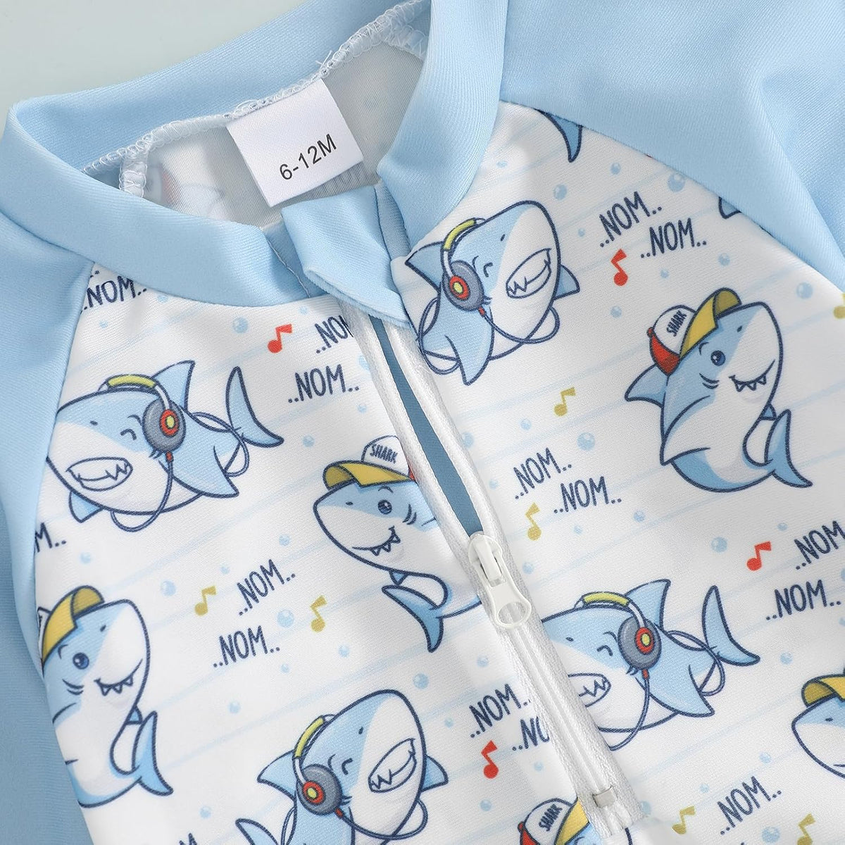 Hnyenmcko Baby/Toddler Boy Rash Guard Swimsuit Long Sleeve One Piece Zipper Swimwear Sunsuit Infant