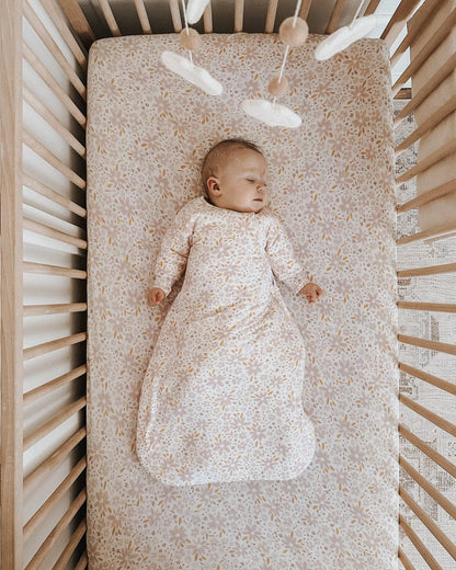 GUNAMUNA Long-Sleeve Transitional Swaddle Sleep Bag 1.0 TOG – Soothes Infants 3-6 Months, Easy