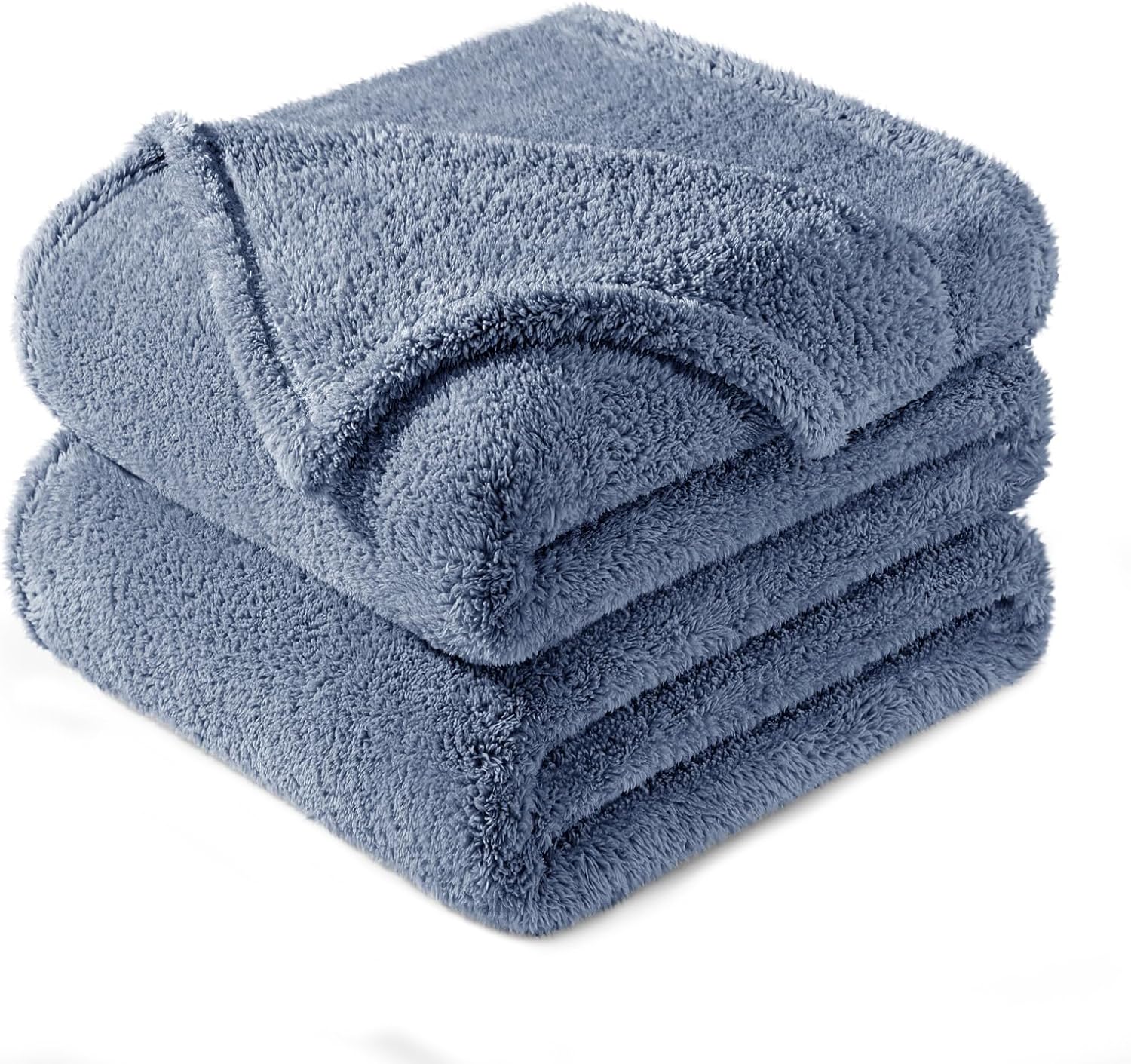 Exclusivo Mezcla Twin Size Flannel Fleece Blanket, Super Soft Velvet Plush Bed Blanket, Fuzzy Cozy