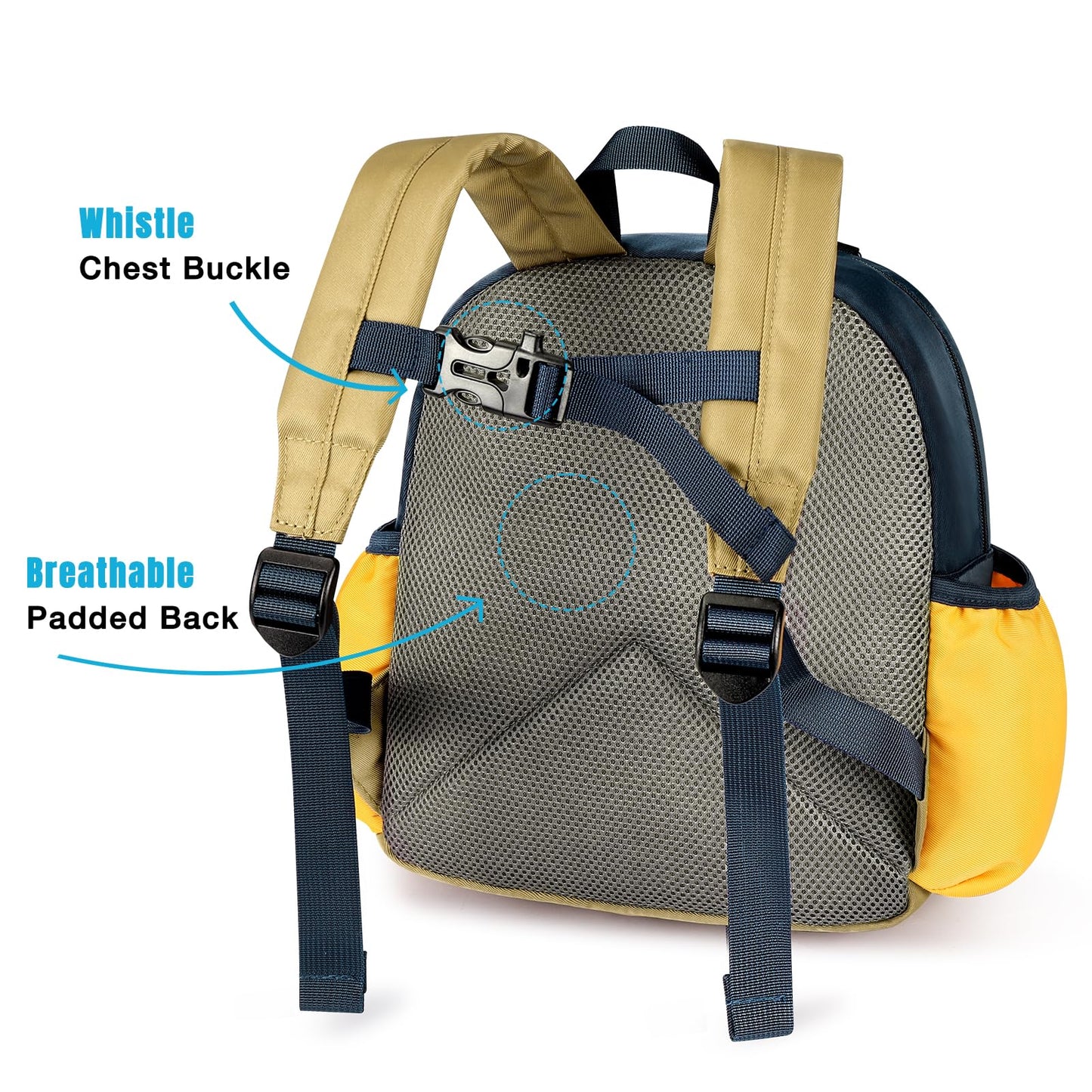 STEAMEDBUN Toddler Backpack for Boys 2-4: Kids Backpack Boys Girls - Preschool Kindergarten Daycare