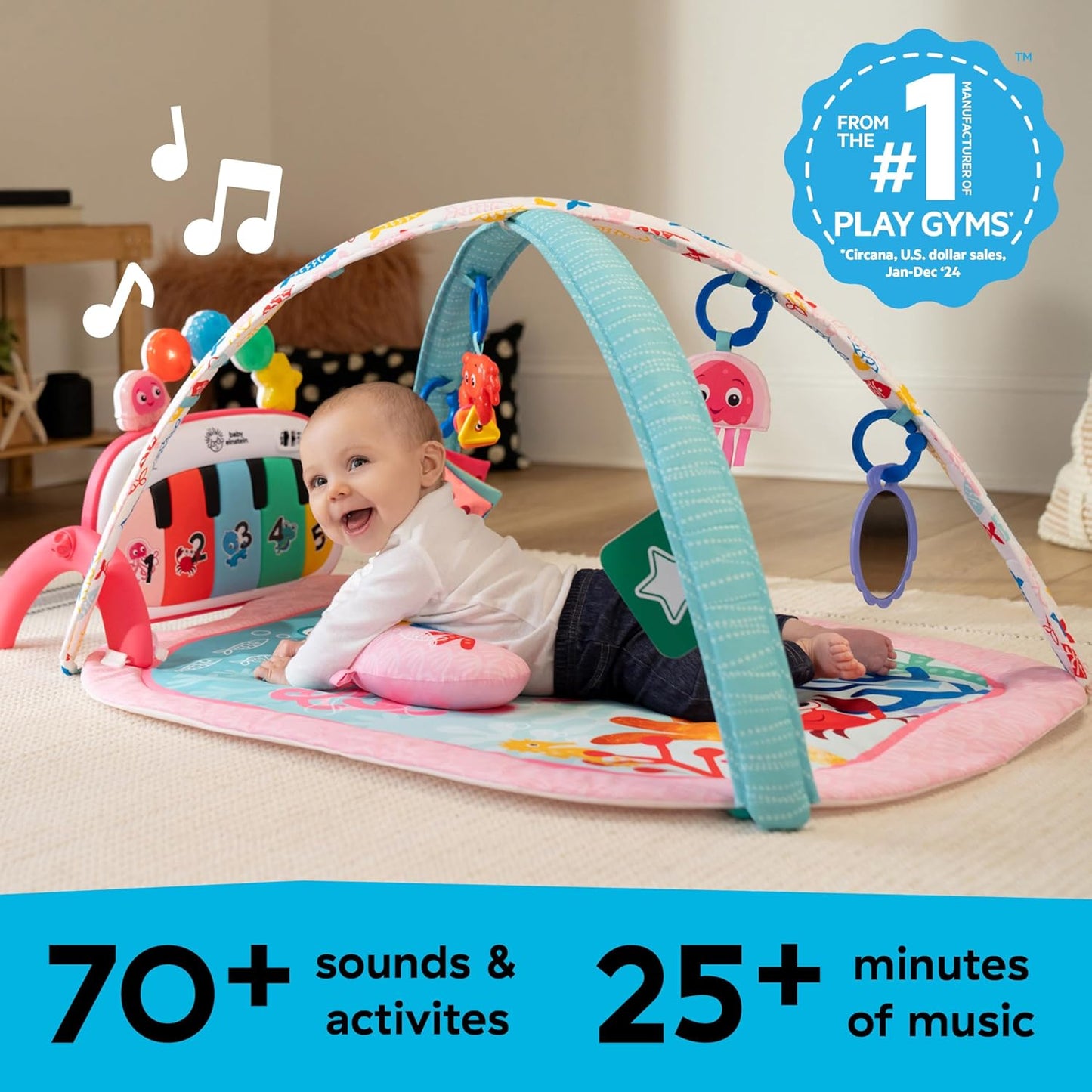 Baby Einstein Ocean Explorers 4-in-1 Kickin Tunes Jellyfish Jamboree Music & Language Discovery