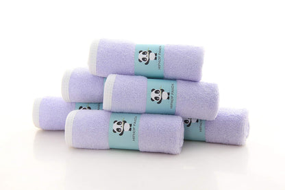 HIPHOP PANDA Baby Washcloths, Rayon Made from Bamboo - 2 Layer Ultra Soft Absorbent Newborn Bath