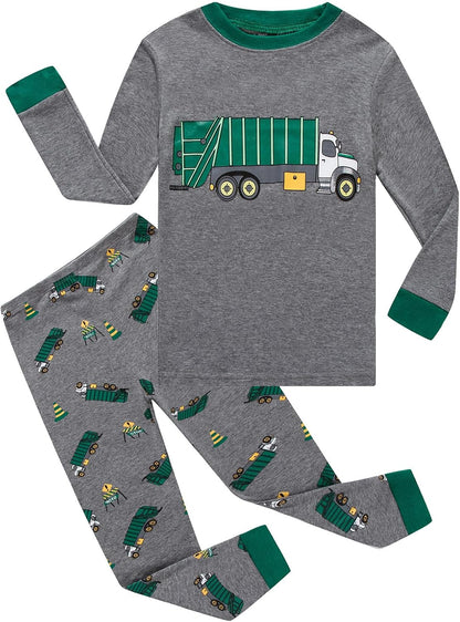 Boys Cotton Pajamas Long Sleeve Toddler Boys Pjs Kids Sleepwear Sets 18months-18years