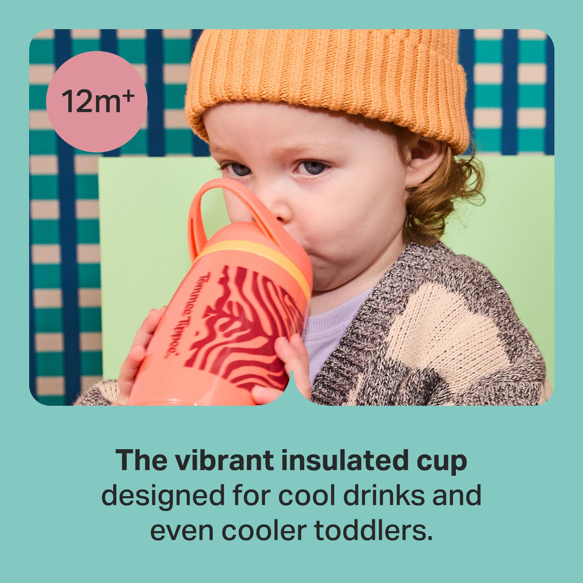 Tommee Tippee Active Spout Toddler Cups, 1-3 Years, Insulated, 9oz