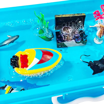Ocean Sensory Bin, Ocean Sensory Water Toys with Sea Animal for Toddlers Boys and Girls, Kids Toys