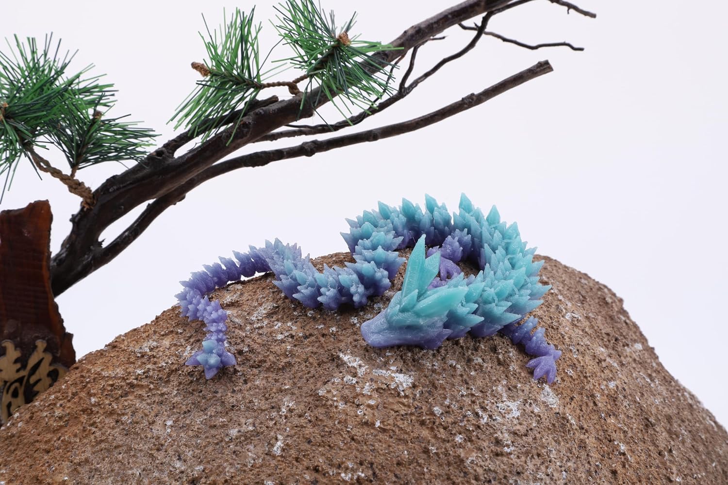 3D Printed Dragon Egg,Dragon Eggs with Dragon Inside,Crystal Dragon Fidget Toys,Full Articulated