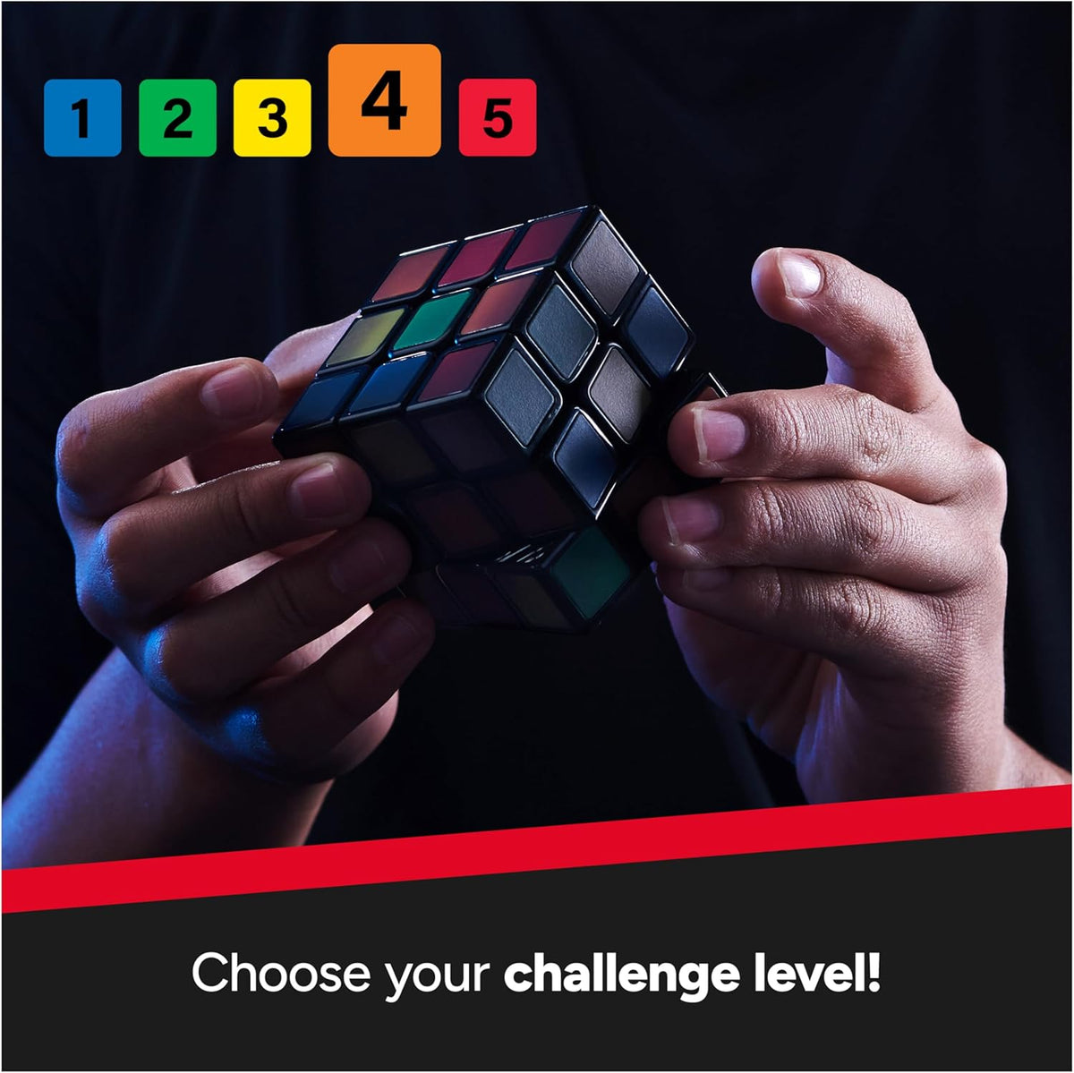 Rubik’s Phantom, 3x3 Cube Advanced Technology Difficult 3D Puzzle Travel Game Stress Relief Fidget