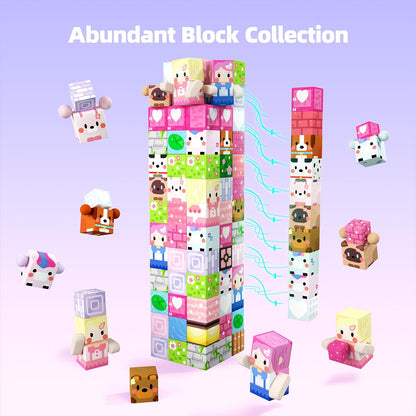 GobiDex 100PCS Magnetic Blocks Kid Building Toys for 3+ Years Old Girls, Upgraded STEM Sensory