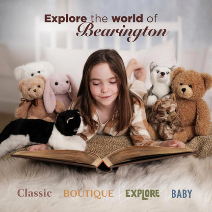 Bearington Collection Baby Lil' Bunny, 5.5 in Plush Bunny Rabbit Stuffed Animal, Soft Baby Rattles
