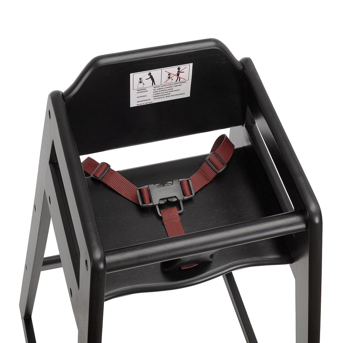 Stager Direct, Seating Ready-to-Assemble Restaurant Wood Bar Height High Chair, Baby Highchairs
