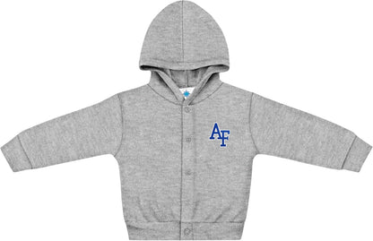 Creative Knitwear College Baby Snap Hooded Jacket - Team Logo, Multiple Colors, for Boys & Girls