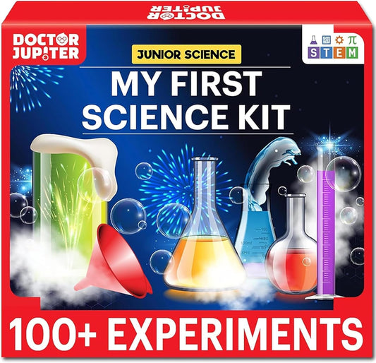 Doctor Jupiter My First Science Kit for Kids Ages 4-5-6-7-8 | Birthday Gift Ideas for 4+ Year Old