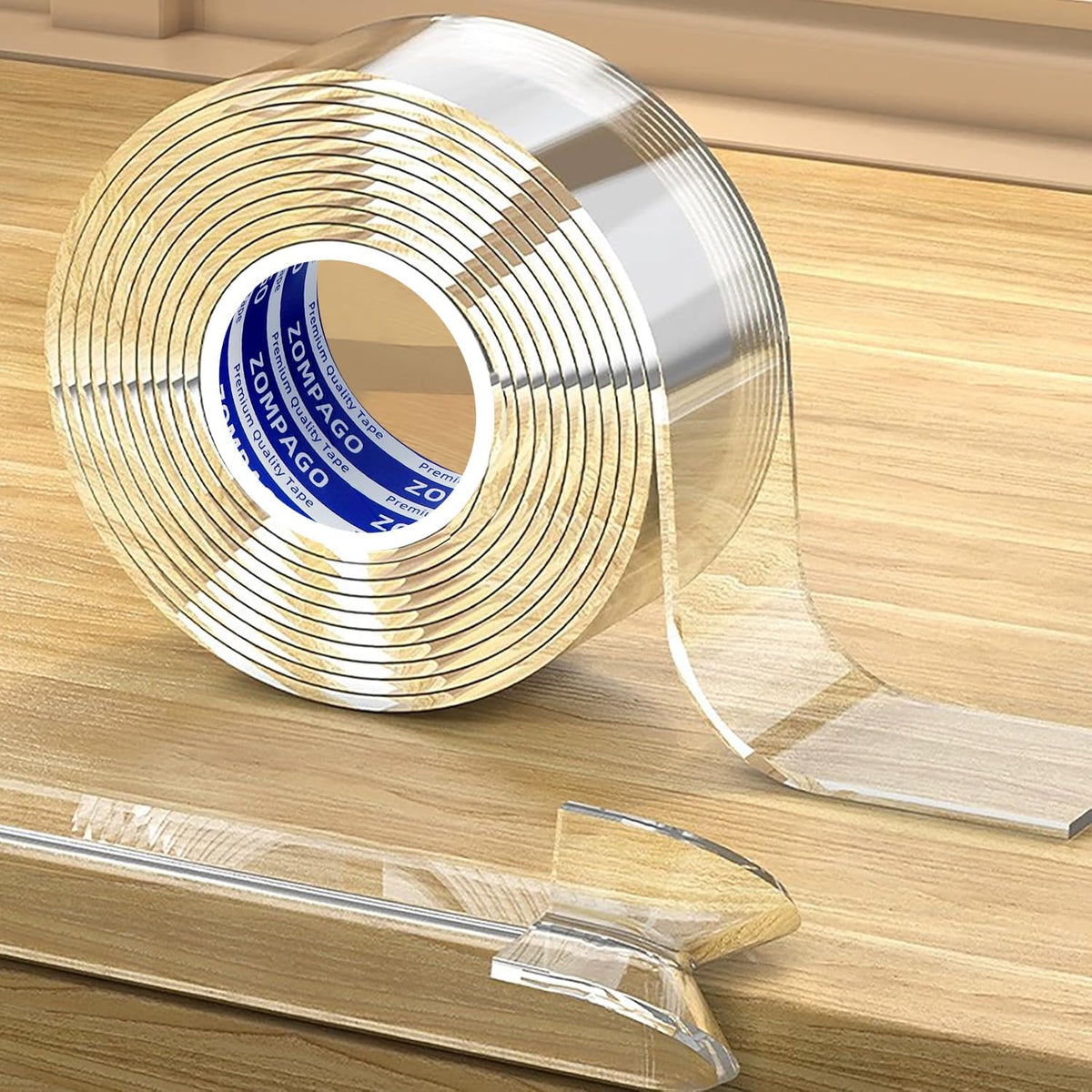 Clear Soft Corner Protectors for Furniture Strip,0.8in x13FT,Sharp Edge & Table Bumper,Window