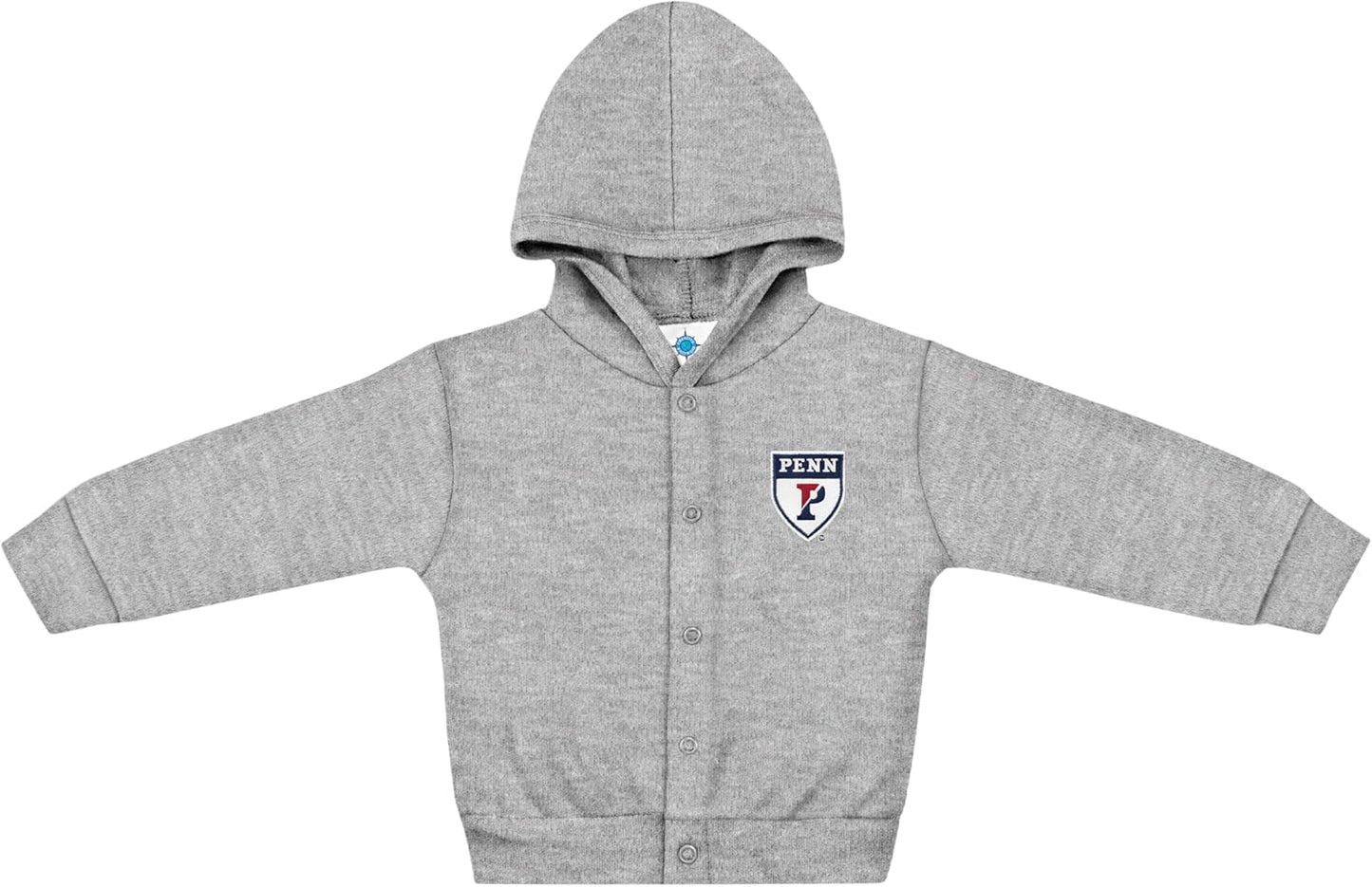Creative Knitwear College Baby Snap Hooded Jacket - Team Logo, Multiple Colors, for Boys & Girls