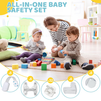 4our Kiddies 56-Piece Baby Proofing Kit & Child Safety Essentials