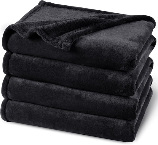 PHF Ultra Soft Fleece Blanket King Size, No Shed No Pilling Luxury Plush Cozy 300GSM Lightweight