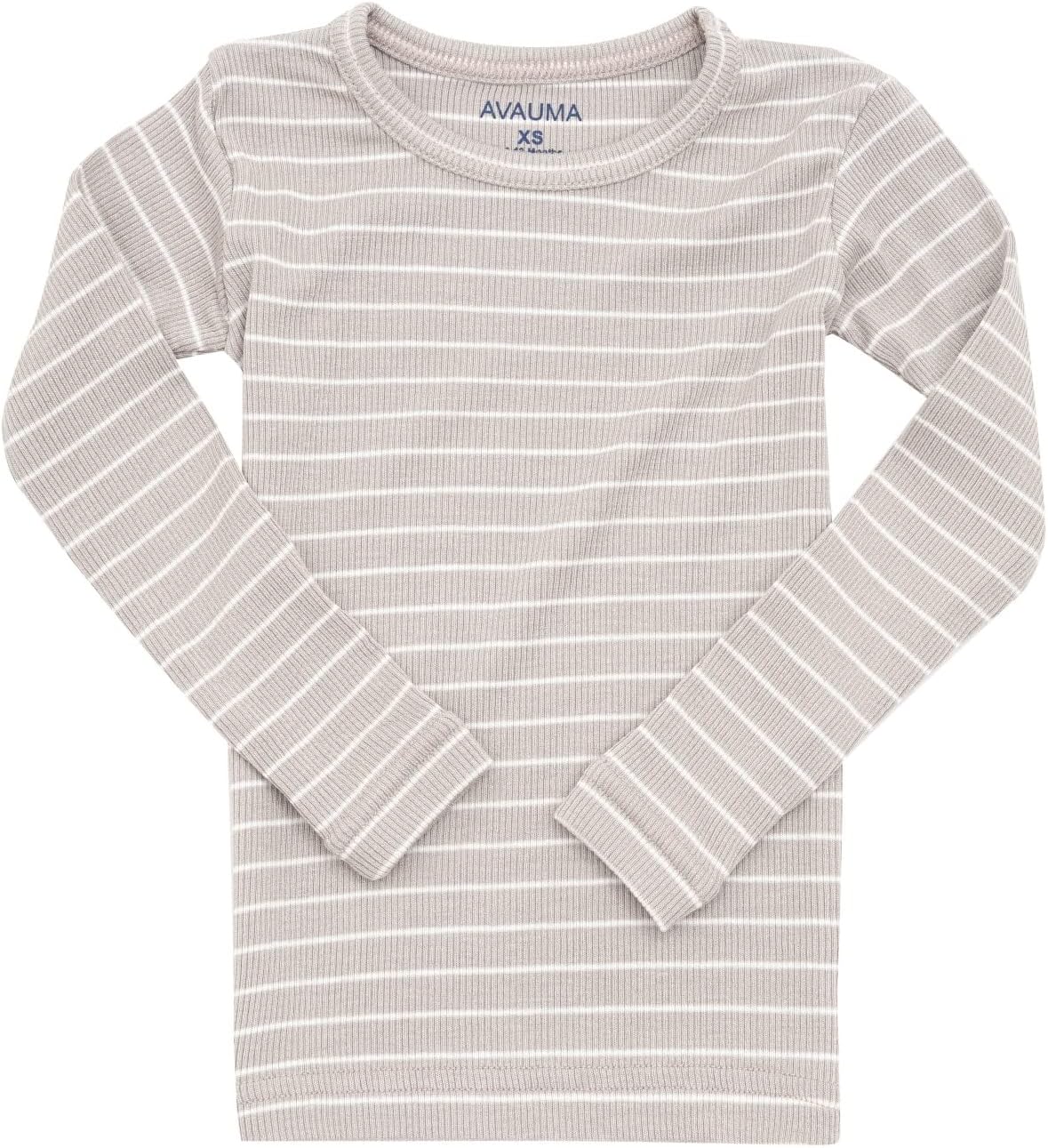 AVAUMA Stripe Pattern Baby Boys Girls Pajama Set Kids Toddler Snug fit Ribbed Sleepwear pjs for