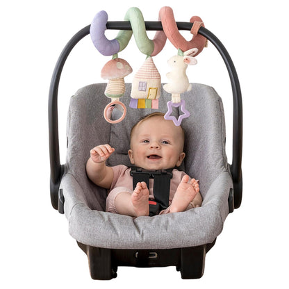 Itzy Ritzy Spiral Car Seat & Stroller Activity Toy - Stroller & Car Seat Toys for Ages 0 Months and