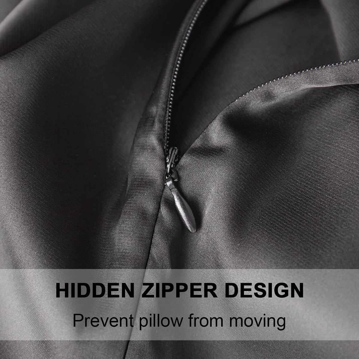 Mulberry Silk Pillowcase for Hair and Skin,Cooling Silk Pillow Case with Hidden Zipper,Allergen