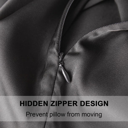 Mulberry Silk Pillowcase for Hair and Skin,Cooling Silk Pillow Case with Hidden Zipper,Allergen