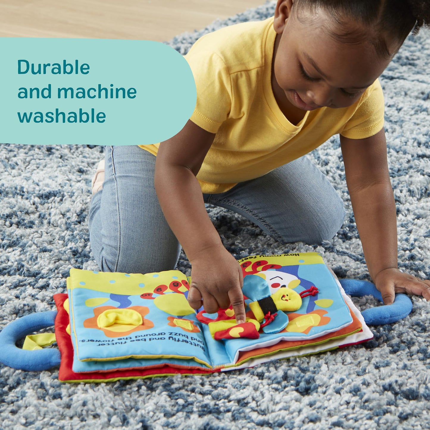 Melissa & Doug K’s Kids My First Activity Book 8-Page Soft Book for Babies and Toddlers Early