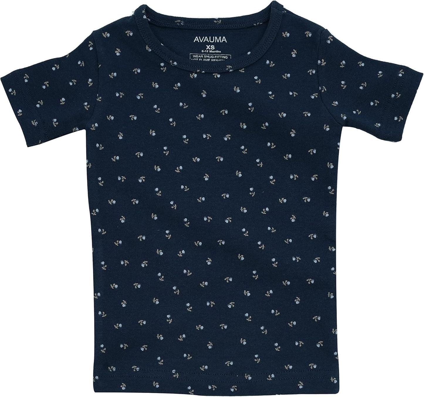 AVAUMA Baby Boys Girls Pajama Set 6M-7T Kids Cute Toddler Snug fit Pattern Design Pjs Cotton