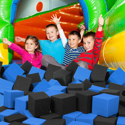 Foam Pit Cubes, 24 PCS 5 Inches Gymnastics Foam Blocks Trampoline Blocks, Multi-Sport Protective